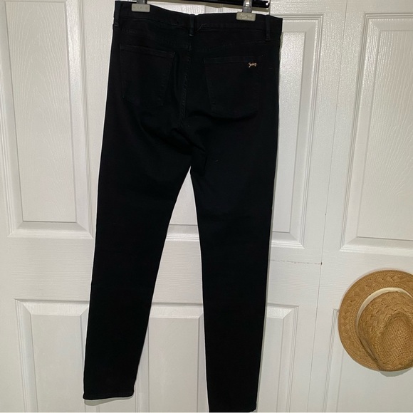 Juicy Couture Black Embroidery Beads Denim Skinny Stretch Boho Cowgirl Jeans 29 - Picture 3 of 15